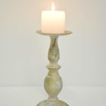 Antique White Candle Stick